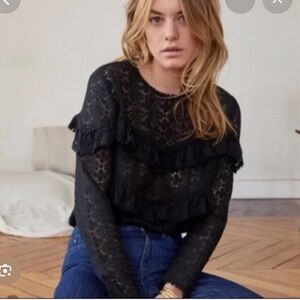 Sezane Ninon Lace top